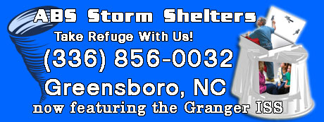 Tornado Shelter, Granger ISS, North Carolina Tornado Shelter Dealer